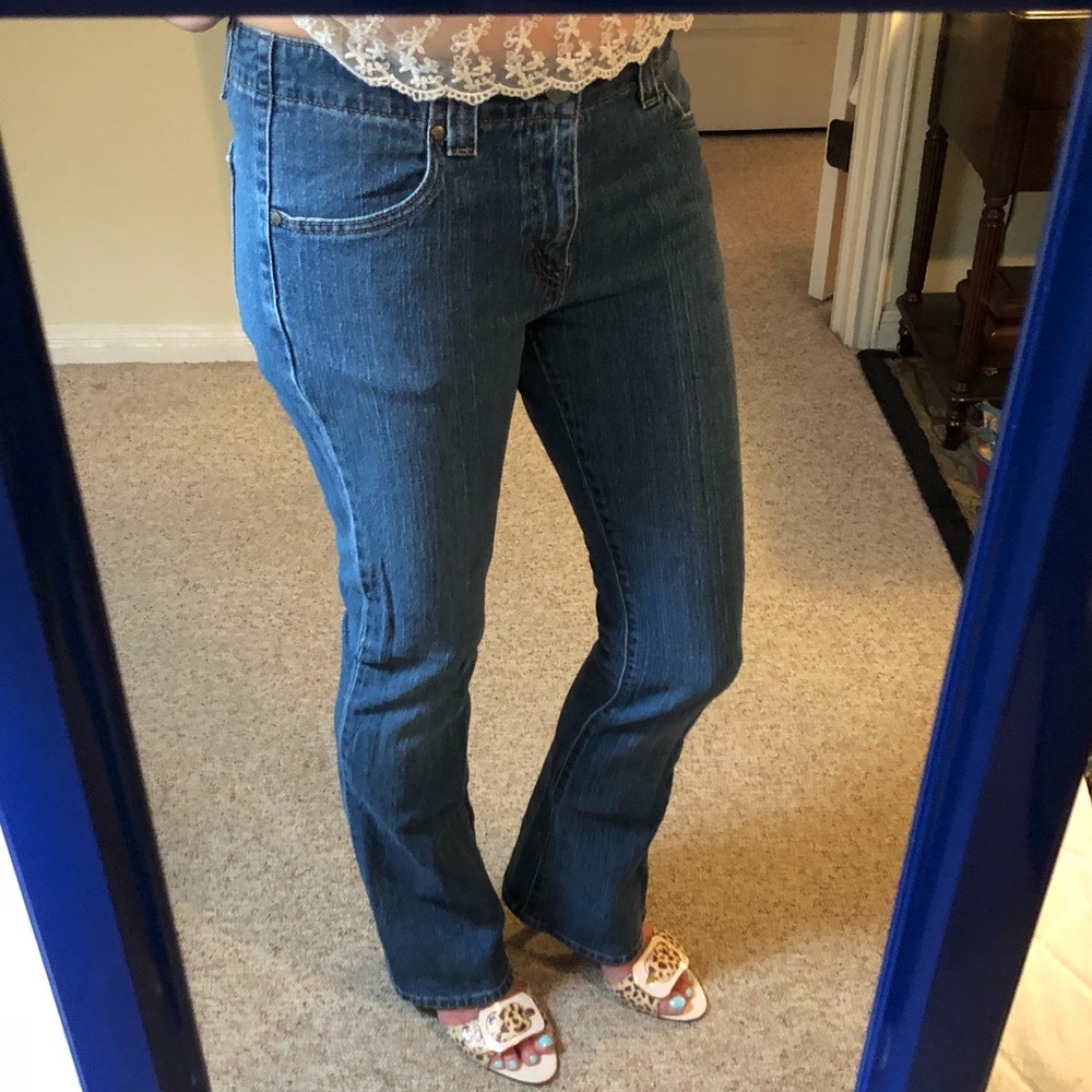 Levi’s 525 nouveau low boot cut size 8 long